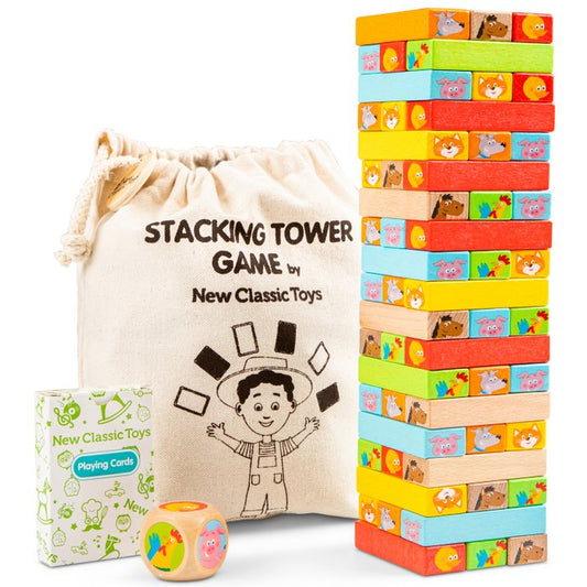 Houten blokken toren