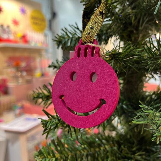 Smiley Kersthanger – Kleurrijk & Feestelijk