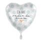 Folieballon - Een hart onder de riem
