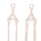 Macramé plantenhanger ASTRID, set van 2 stuks