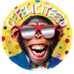 Folieballon - GEFELICITEERD - Aap