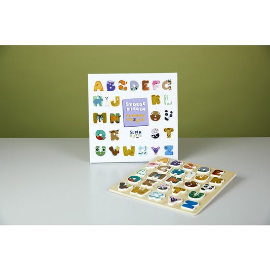 Stoere Dieren Alfabetpuzzel