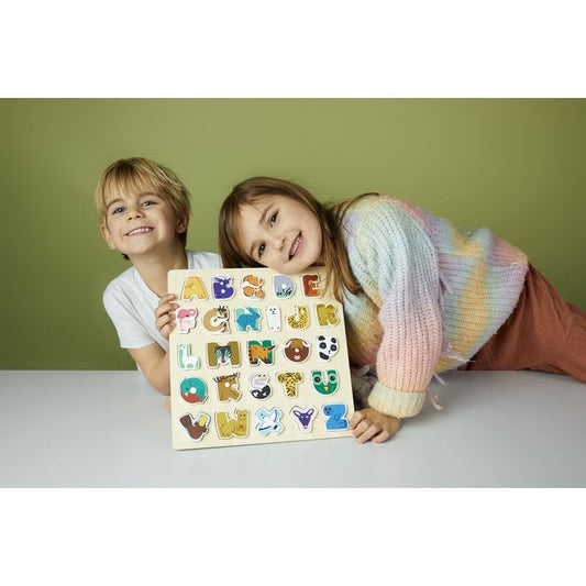 Stoere Dieren Alfabetpuzzel