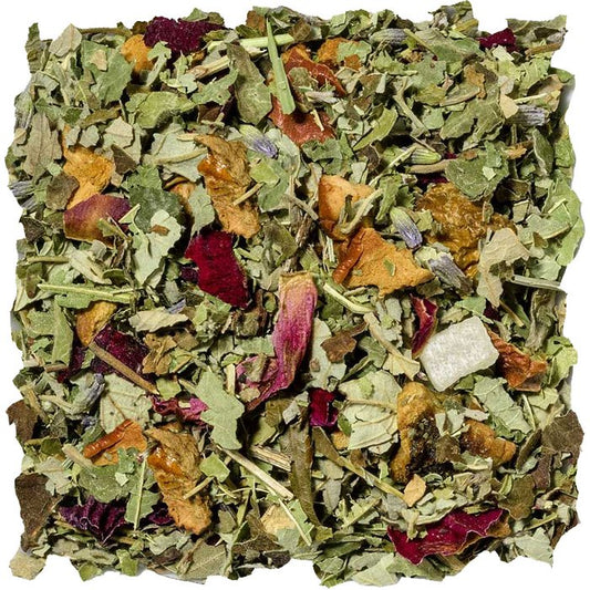 Fruitige Kruidenthee met de smaak van perzik