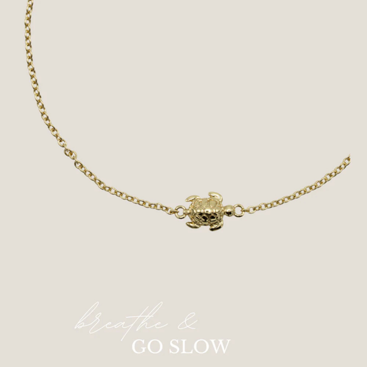 Go Slow Armband Verguld