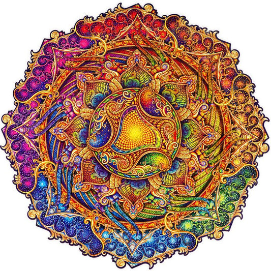 Houten Legpuzzel Mandala| Onuitputtelijke Overvloed |350 stuks
