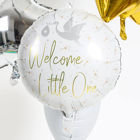 Folieballon Welcome Little One Ooievaar