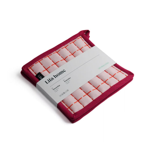 Pannenlappen Set Vivid Pink Orange - set van 2