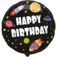 Folieballon 'Happy Birthday' Raket