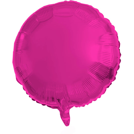 Folieballon - Rond Magenta