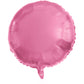Folieballon - Rond Roze Metallic Mat