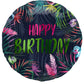 Folieballon Verjaardag Neon Tropical