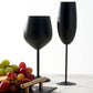 Zwarte Matte Champagnefluiten – Luxe RVS Cadeauset (2×280 ml)