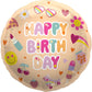 Folieballon - "Happy Birthday" - Boho Girlz