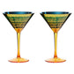Set van 2 cocktailglazen - Fiesta