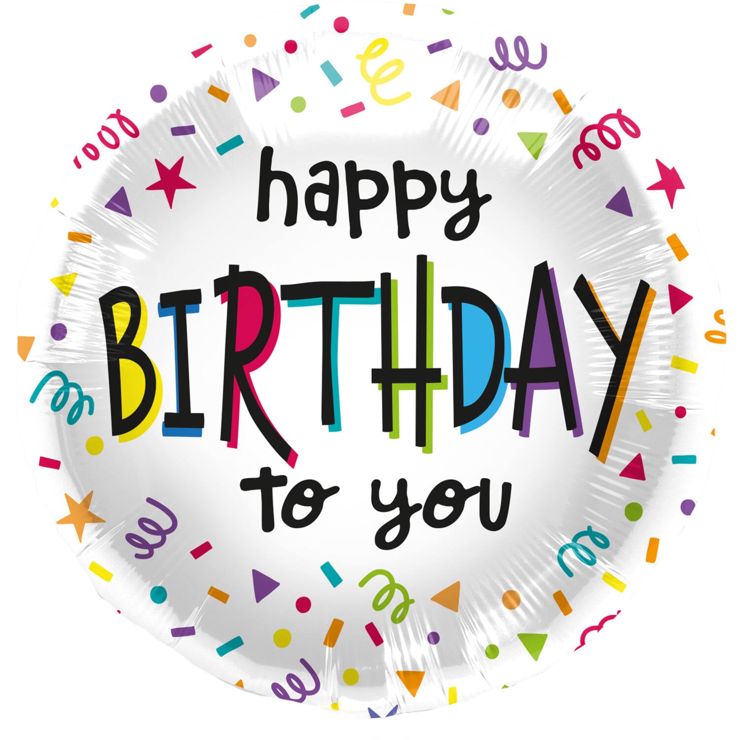Folieballon - happy BIRTHDAY to you