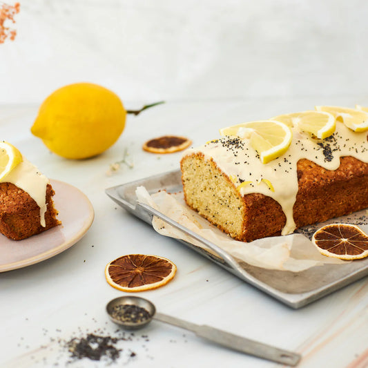 Lemon Poppy Cake bakken | DIY Cake in Pouchbag