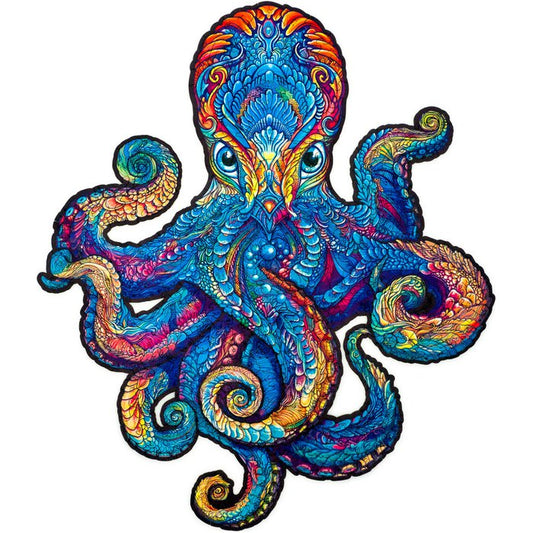 Houten Legpuzzel Dier |Magnetische Octopus |300 stuks