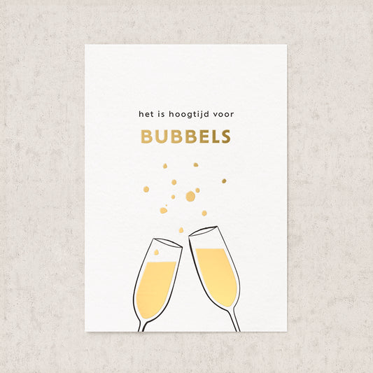 Bubbels | goudfolie