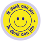 Sticker | Ik denk aan jou