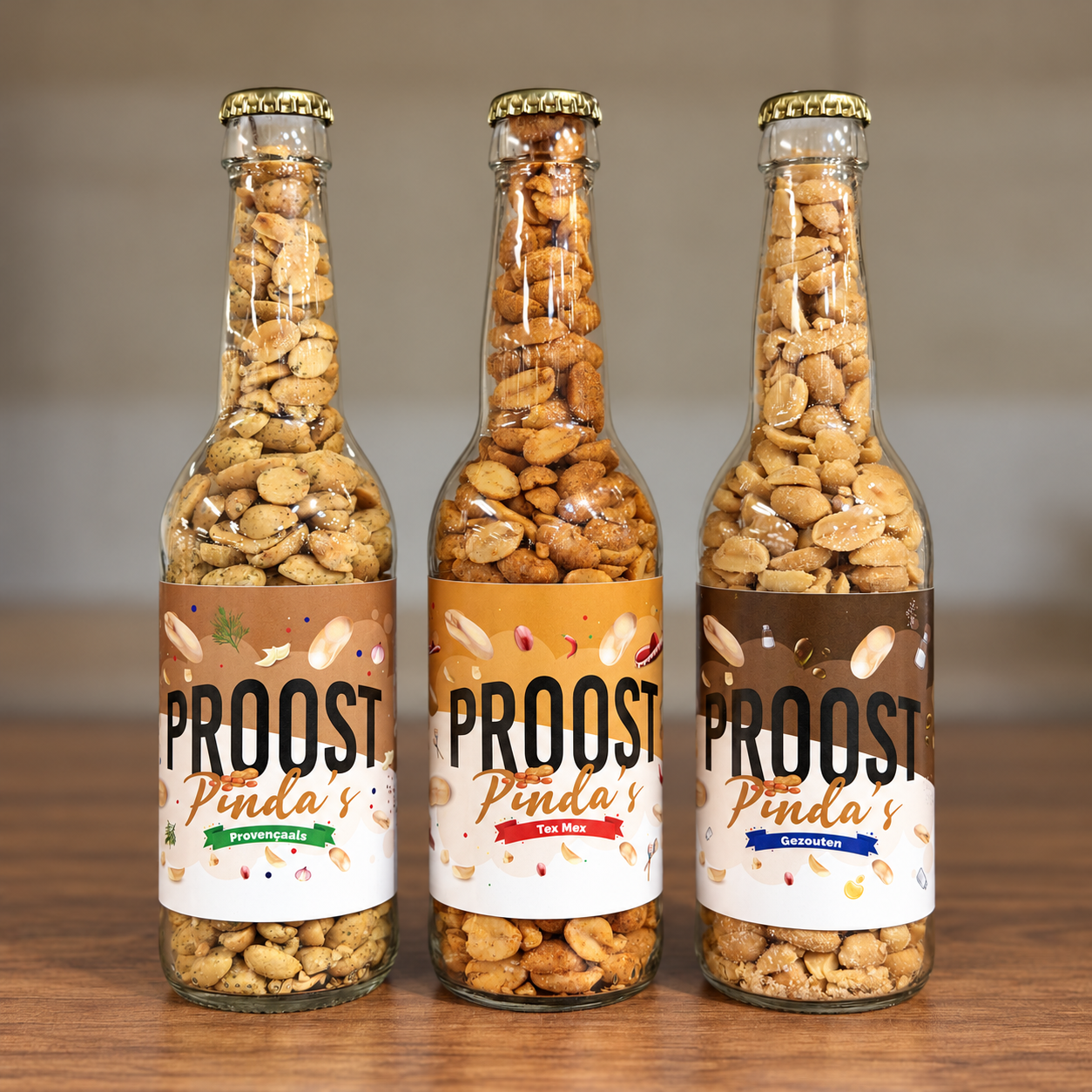 Proost! – Pindapakket met 3 smaken