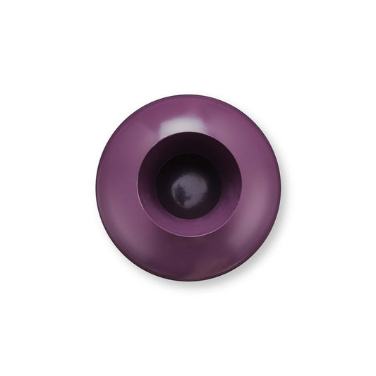 Vase Metal Round Purple-Pale Pink