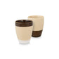 Set/2 XL Mugs without Ear Brown 400ml