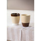 Set/2 XL Mugs without Ear Brown 400ml