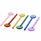 Tilly glazen theelepels – set van 6 kleuren