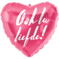 Folieballon Hartvormig 'Ooh la Liefde!'