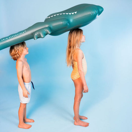 Swim Essentials | Dreamscape | Groene Krokodil Luxe Luchtbed