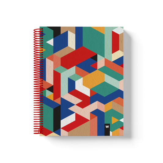 Kleurrijke Spiral Notebooks | Geometrisch
