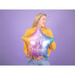 Folieballon Ster – Happy Birthday|Regenboog
