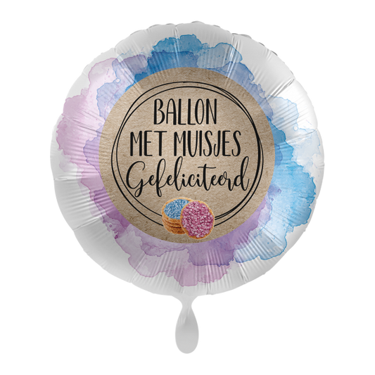 Folieballon – Met Muisjes