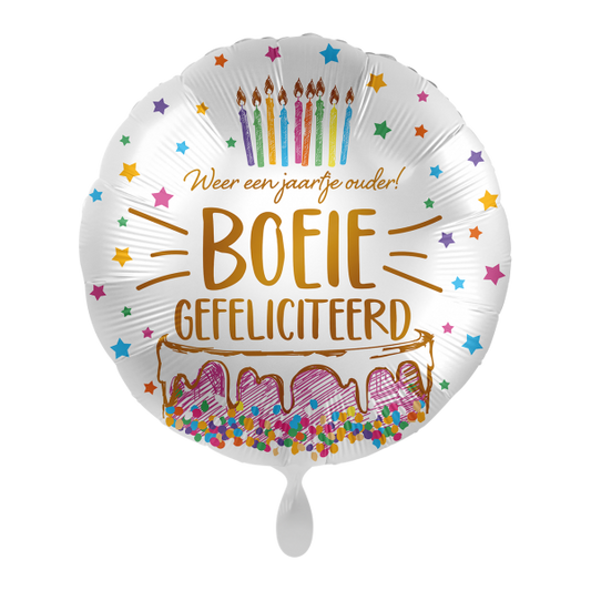 Folieballon - Gefeliciteerd | Boeie