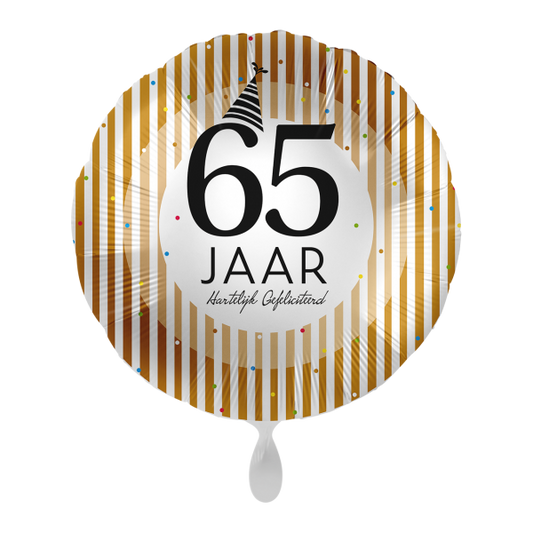 Folieballon - 65 jaar