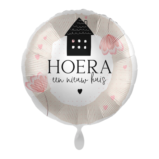 Folieballon – Hoera een nieuw huis