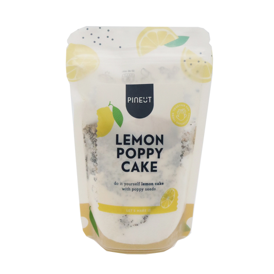 Lemon Poppy Cake bakken | DIY Cake in Pouchbag