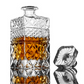 Whiskey Decanter With Glasses & Chilling Stones Gift Set